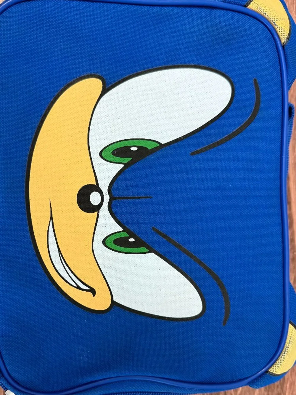 Sonic the Hedgehog Insulated Lunch Box Sega Blue Face Bag